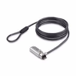 StarTech.com Slim Lock Nano Slot Compatible, 6.6ft (2m) Locking Cable, Desk Anti-Theft Security For Laptop/Notebook Computer, ...