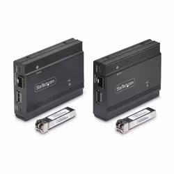 StarTech.com DisplayPort KVM Extender over Fiber Optic, 4K 60Hz, Console Extender Kit, Up to 984ft/300m (Multi-mode) with Pre-installed SFP+ Modules, 3x USB HID - Additional view 7