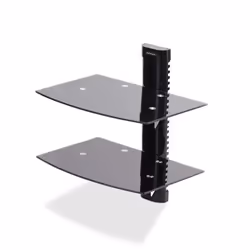 StarTech.com Dual Floating Wall-Mounted AV Shelves