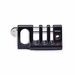 StarTech.com Peripheral Cable Anchor Lock, Secure Keyboard/Mouse, Cable Lock For Shared Office/Public Computers, Cable Trap Compatible w/Laptop Security Cable/Padlock - TAA