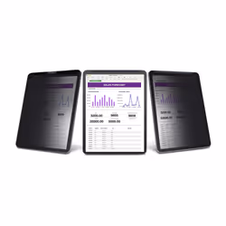 StarTech.com 4-Way Privacy Screen For 12.9-inch iPad Pro, 3rd Gen and Up, For Portrait/Landscape, Touch-Enabled, +/- 30 Deg. View, Blocks up to 51% Blue Light, Matte