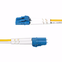 StarTech.com 3m (9.8ft) LC to LC (UPC) OS2 Single Mode Duplex Fiber Optic Cable, 9/125µm, 100G, Bend Insensitive, Low Insertion Loss - LSZH Fiber Jumper Cord