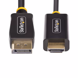 StarTech.com 3.3ft (1m) DisplayPort to HDMI Adapter Cable, 4K 60Hz with HDR, DP to HDMI 2.0b, Active Video Converter, DisplayPort Desktop to HDMI Monitor - Additional view 6