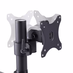 StarTech.com Triple Monitor Desk Mount For Up To Three 27in Screens, VESA 75x75/100x100, Tool-Less Arm Adjustments, C-Clamp/Grommet Mount, Spring-Assisted Arms - Additional view 6