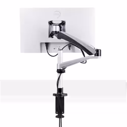 StarTech.com Monitor Desk Mount For 27in 16:9 or 30in 21:9 Ultrawide Screens, VESA 75x75/100x100, Tool-Less Arm Adjustments, C-Clamp/Grommet, Spring-Assisted Arm - Additional view 4