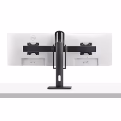StarTech.com Crossbar Dual Monitor Desk Stand For Double 27-inch Screens, VESA Mount 75x75/100x100, Toolless Height Adjustment, Up To 13.2lb (6kg) Per Display - Additional view 4