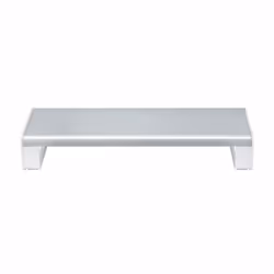 StarTech.com Ergonomic Monitor Riser Stand, Up to 33lb/15kg, Fixed height 3.5in/9cm, Desktop Computer Monitor/Laptop Riser, Steel Platform, Quick Assembly, Optimize Desk Space