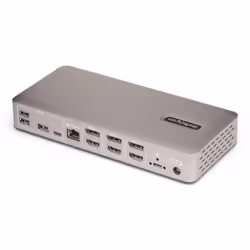 StarTech.com Triple-Monitor USB4 Docking Station, 4K 60Hz HDMI or DisplayPort, 100W Laptop Charging, 2.5GbE, USB-C Multi-Monitor Dock, Driverless - Additional view 2