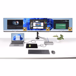 StarTech.com Triple-Monitor USB4 Docking Station, 4K 60Hz HDMI or DisplayPort, 100W Laptop Charging, 2.5GbE, USB-C Multi-Monitor Dock, Driverless - Additional view 7
