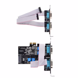 StarTech.com 4-Port Serial PCIe Card, Quad-Port PCI Express to RS232/RS422/RS485 (DB9) Serial Card, Low-Profile Bracket Incl., 16C1050 UART, Windows/Linux, TAA Compliant - Level-4 ESD Protection - Additional view 4