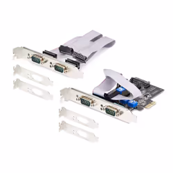 StarTech.com 4-Port Serial PCIe Card, Quad-Port PCI Express to RS232/RS422/RS485 (DB9) Serial Card, Low-Profile Bracket Incl., 16C1050 UART, Windows/Linux, TAA Compliant - Level-4 ESD Protection - Additional view 8
