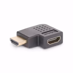 StarTech.com Right Angle HDMI 2.0 Adapter, Male to Female, Horizontal 90-Degree Angled HDMI Port Saver, 4K 60Hz, High Speed H ...