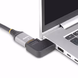 StarTech.com Right Angle HDMI 2.0 Adapter, Male to Female, Horizontal 90-Degree Angled HDMI Port Saver, 4K 60Hz, High Speed HDMI Connector Extension, M/F - Additional view 6