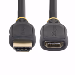 StarTech.com 6.6ft (2m) HDMI 2.0 Extension Cable, High Speed HDMI Port Saver Cable, 4K 60Hz, HDMI Male to Female Extension Adapter Cord, HDMI Extension Cable, M/F - Additional view 6