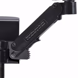 StarTech.com Adjustable Arm Rest for Office Desk, Ergonomic Arm/Elbow Support, 360-Degree Rotation, Clamp-On/No Drill Installation, Black - Additional view 7