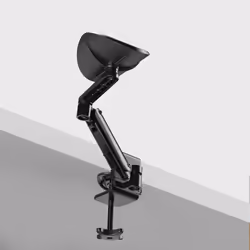 StarTech.com Adjustable Arm Rest for Office Desk, Ergonomic Arm/Elbow Support, 360-Degree Rotation, Clamp-On/No Drill Installation, Black - Additional view 8