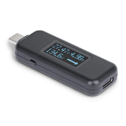 StarTech.com USB-C Power Tester, Digital Multimeter, Bi-Directional Voltage and Current Meter, Up to 240W PD EPR, Portable USB-C Cable and Port Power Meter Tester