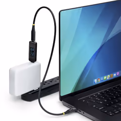 StarTech.com USB-C Power Tester, Digital Multimeter, Bi-Directional Voltage and Current Meter, Up to 240W PD EPR, Portable USB-C Cable and Port Power Meter Tester - Additional view 6