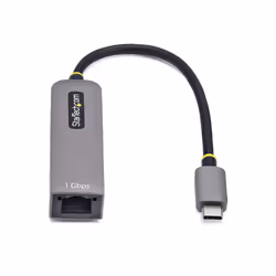 StarTech.com USB-C to Ethernet Adapter, NIC, 100W PD Pass-Through, USB 3.0 Type-C 1Gbps Multi Speed Network Adapter, Thunderbolt Compatible, Windows & Mac