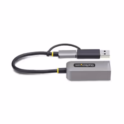 StarTech.com 2.5GbE USB-C to Ethernet Adapter with USB-A Converter, NBASE-T NIC, USB 3.0 Type-C 2.5/1G Multi Speed Network, Thunderbolt Compatible, Windows & Mac - Additional view 5