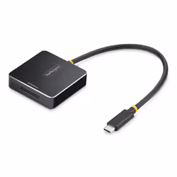 StarTech.com 1B-USB-C-SDE-ADAPTER, MMC, SD, SDHC, SDXC, Black, 10000 Mbit/s, Aluminium, Plastic, USB 3.2 Gen 2 (3.1 Gen 2) Ty ...