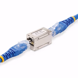 StarTech.com Shielded RJ45 Coupler, Inline Cat6a Coupler, Female to Female (F/F) T568B Pinout, Shielded Ethernet Cable Extension - Additional view 4