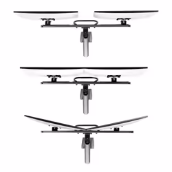 StarTech.com Desk Mount Dual Monitor Arm with Crossbar, Up To 27" Displays, VESA 75x75/100x100, Max 33lb/15kg, C-Clamp, Fully Articulating, Mechanical Spring, TAA - Additional view 6