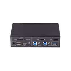 StarTech.com 2-Port DisplayPort KVM Switch, 4K 60Hz, DP 1.2, EDID Management, 2-Port USB 3.0 Hub, 4x USB HID Ports, TAA Compliant - Additional view 3