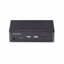 StarTech.com 2-Port DisplayPort KVM Switch, 4K 60Hz, DP 1.2, EDID Management, 2-Port USB 3.0 Hub, 4x USB HID Ports, TAA Compliant - Additional view 4