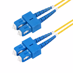 StarTech.com 3m (9.8ft) SC to SC (UPC) OS2 Single Mode Duplex Fiber Optic Cable, 9/125µm, 40G/100G Zipcord, Bend Insensitive, ...