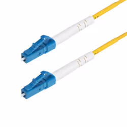 StarTech.com 2m (6.6ft) LC to LC (UPC) OS2 Single Mode Simplex Fiber Optic Cable, 9/125µm, 40G/100G, Bend Insensitive, Low In ...