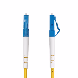 StarTech.com 2m (6.6ft) LC to LC (UPC) OS2 Single Mode Simplex Fiber Optic Cable, 9/125µm, 40G/100G, Bend Insensitive, Low Insertion Loss - LSZH Fiber Jumper Cord