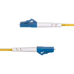 StarTech.com 2m (6.6ft) LC to LC (UPC) OS2 Single Mode Simplex Fiber Optic Cable, 9/125µm, 40G/100G, Bend Insensitive, Low Insertion Loss - LSZH Fiber Jumper Cord