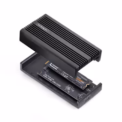 StarTech.com USB4 M.2 NVMe Enclosure, 40Gbps, External USB-C/Thunderbolt NVMe SSD Enclosure, Aluminum Heatsink Case, B+M/M-Key - Additional view 4