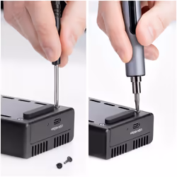StarTech.com USB4 M.2 NVMe Enclosure, 40Gbps, External USB-C/Thunderbolt NVMe SSD Enclosure, Aluminum Heatsink Case, B+M/M-Key - Additional view 5