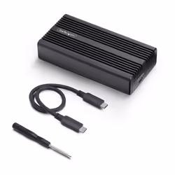 StarTech.com USB4 M.2 NVMe Enclosure, 40Gbps, External USB-C/Thunderbolt NVMe SSD Enclosure, Aluminum Heatsink Case, B+M/M-Key - Additional view 7