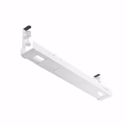 StarTech.com Under Desk Cable Management Tray, Length Adjustable Cable Organizer, Clamp-On Installation, No Drilling Required, Power Bar Holder, White - Additional view 5