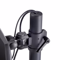 StarTech.com Desk Mount For 2x Vertically Stacked Monitors, Dual 49", Total 70lb (32kg), C-Clamp, Quick-Release VESA System, Widescreen 16:9/Ultrawide 32:9, TAA - Additional view 5