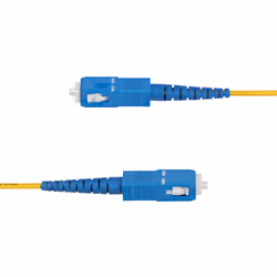 StarTech.com 5m (16.4ft) LC to SC (UPC) OS2 Single Mode Simplex Fiber Optic Cable, 9/125µm, 40G/100G, Bend Insensitive, Low Insertion Loss - LSZH Fiber Jumper Cord - Additional view 5