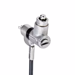 StarTech.com 3-in-1 Universal Laptop Lock 6.6ft (2m), Master Keyed Locking Cable, Computer Security, Compatible w/Noble Wedge®/Nano/K-Slot; Anti-Theft Cut-Resistant Cable - Additional view 4