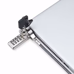 StarTech.com 10-Pack Dual-Access Laptop Lock, 6.5ft (2m) Keyed Alike and Combination Security Cable Lock for K-Slot Devices, Computer Anti-Theft Steel Cable - Additional view 6
