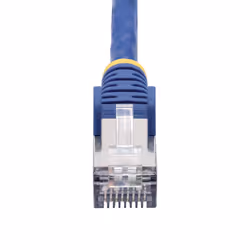StarTech.com 50cm Blue CAT8 Ethernet Cable, Snagless RJ45, 25G/40G, 2000MHz, 100W PoE++, S/FTP, 26AWG Pure Bare Copper Wire, LSZH, Shielded Network Patch Cord w/Strain Reliefs, Fluke Channel Tested - Additional view 4