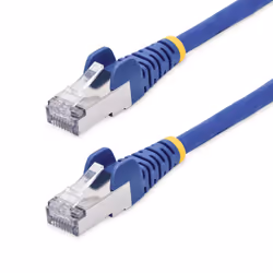 StarTech.com 2m Blue CAT8 Ethernet Cable, Snagless RJ45, 25G/40G, 2000MHz, 100W PoE++, S/FTP, 26AWG Pure Bare Copper Wire, LS ...