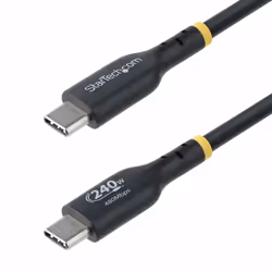 StarTech.com 3m USB-C Charging Cable, USB-IF Certified USB C Cable, 240W PD EPR, USB 2.0 Type-C Laptop Charger Cord, USB-C Da ...