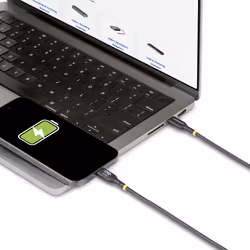 StarTech.com 3m USB-C Charging Cable, USB-IF Certified USB C Cable, 240W PD EPR, USB 2.0 Type-C Laptop Charger Cord, USB-C Data Transfer Cable, TPE Jacket, M/M - Additional view 7