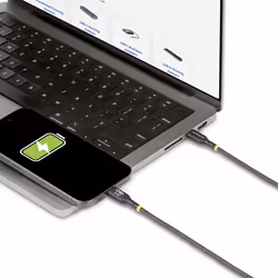 StarTech.com 4m USB-C Charging Cable, USB-IF Certified USB C Cable, 240W PD EPR, USB 2.0 Type-C Laptop Charger Cord, USB-C Data Transfer Cable, TPE Jacket, M/M - Additional view 7
