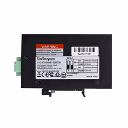 StarTech.com 5-Port Unmanaged Industrial Network Switch, 100/1000 Ethernet, DIN Rail/Wall-Mountable, Rugged IP30 Gigabit Switch, -40F-167F, 9~60V DC, TAA Compliant - Additional view 6