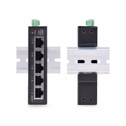 StarTech.com 5-Port Unmanaged Industrial Network Switch, 100/1000 Ethernet, DIN Rail/Wall-Mountable, Rugged IP30 Gigabit Switch, -40F-167F, 9~60V DC, TAA Compliant - Additional view 8