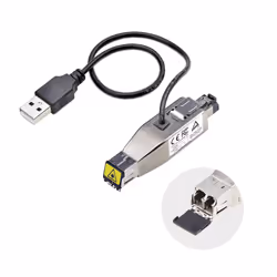 StarTech.com Gigabit Fiber to RJ45 Ethernet Media Converter Dongle, Optical Singlemode 10km/Multimode 800m, USB Powered, Comp ...