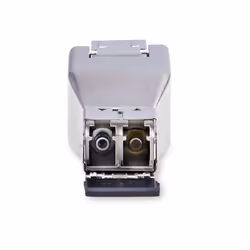 StarTech.com Gigabit Fiber to RJ45 Ethernet Media Converter Dongle, Optical Singlemode 10km/Multimode 800m, PoE Powered, Compact Design, Metal Housing, Micro Mini, TAA - Additional view 5